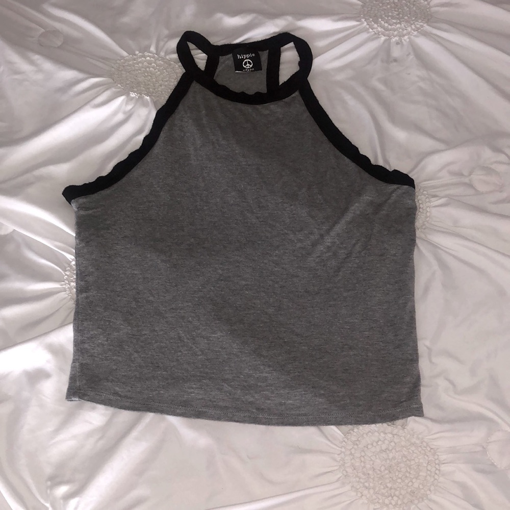 HIPPIE CHIC BLACK TRIM TANK